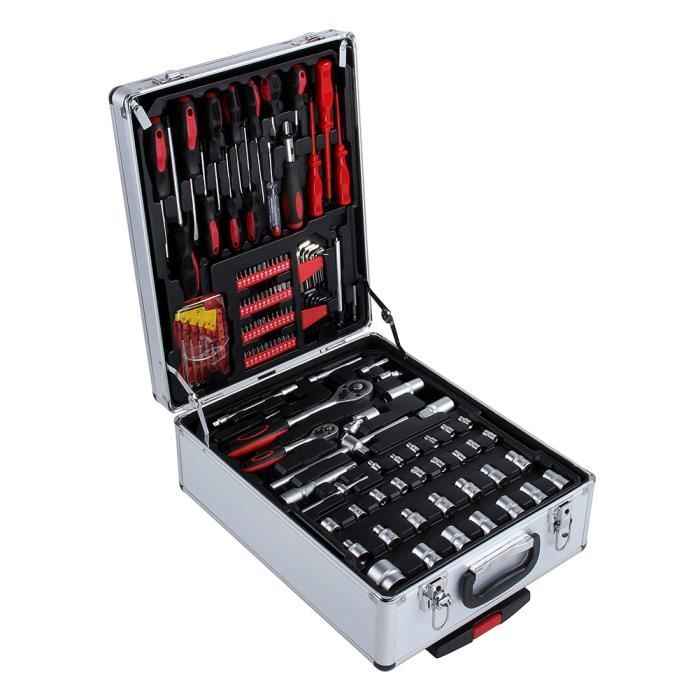 Boîte à Outils 85 Pièces, Chrome Vanadium. Mallette à Outils
