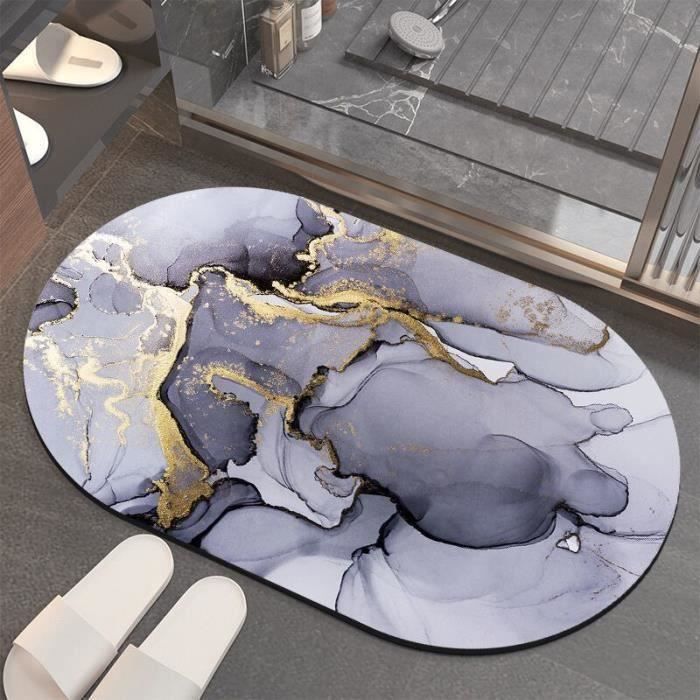 Tapis De Salle De Bain, Tapis De Sol Antidérapant En Boue De Diatomée
