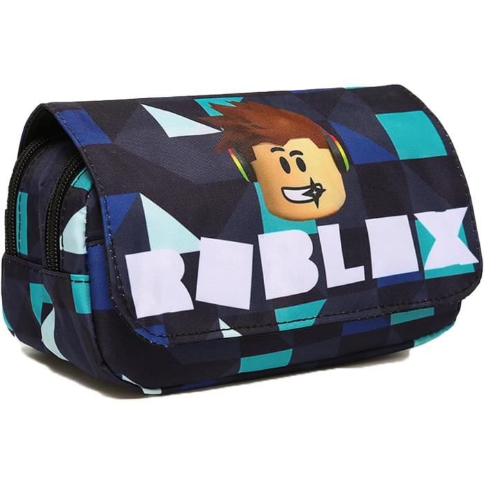 Astuccio Portapenne Roblox - Grande Capacità, Design Anime Game, 20x10x7.5 Cm, In Poliestere