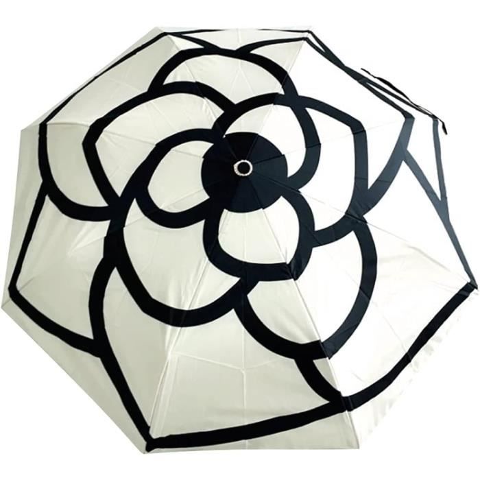Parapluie Automatique Motif Vitrail Pour Femme - Ouverture Automatique, Anti-UV, Taille Compacte - Idéal Voyage - 9