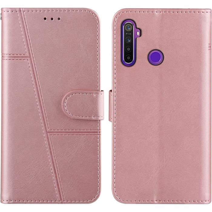 Coque Portefeuille Magnétique Pour OnePlus Nord CE4 Lite 5G / Oppo K12X - Cuir PU, TPU Antichoc, 3 Emplacements Cartes, Fonction Support (noir) - 9