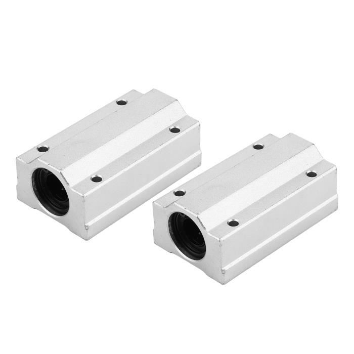 Blocs à Roulement Linéaire UrbanNest SCS16UU - Lot De 4, Alésage 16mm, Alliage Aluminium