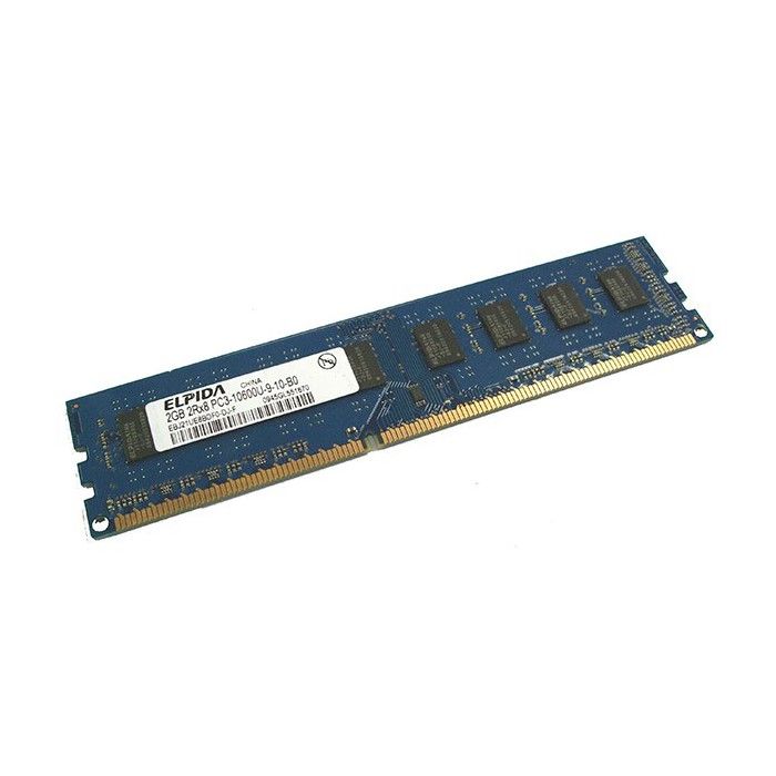 2Go RAM PC Bureau ELPIDA EBJ21UE8BDF0-DJ-F DDR3 PC3-10600U 1333Mhz CL9 2Rx8