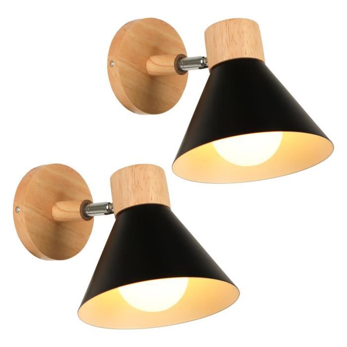 Applique Murale Interieur Créatif Industriel Rétro Noir Réglable Appliques Murales En Métal