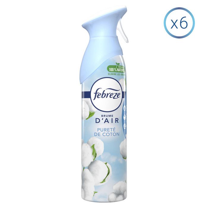 FEBREZE Spray Désodorisant Zero Pourcent Brume D'air 300ml Pas Cher