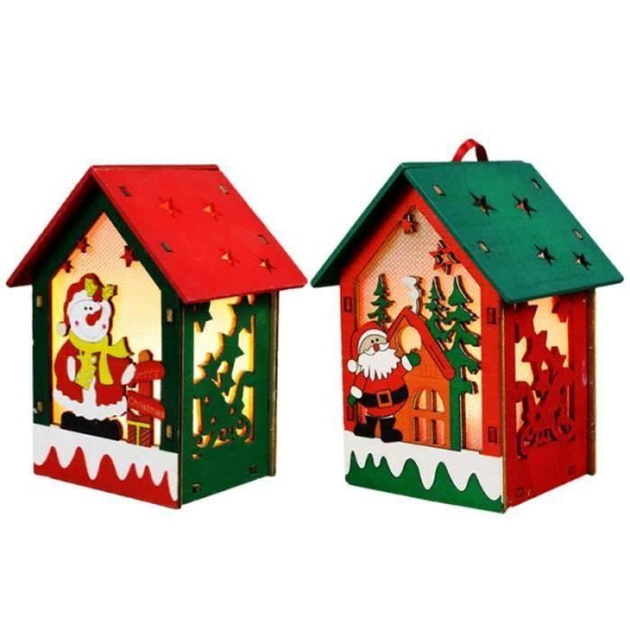 VILLAGE DE NOEL MANEGE DE NOEL DECOR DE NOEL 2pcs pendentifs de