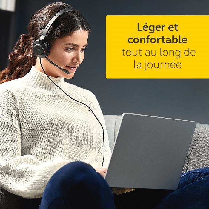 Jabra Evolve2 30 UC Mono Micro casque sur oreille filaire USB C Optimisé pour la CU - vue 4