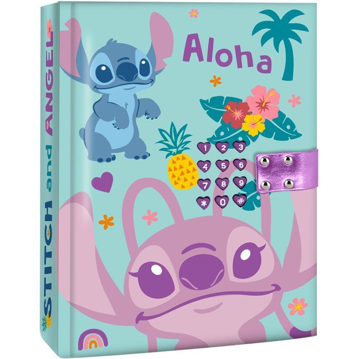 ST00083 Carnet intime Disney Lilo & Stitch 21x15 5x3cm