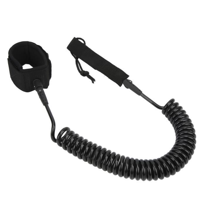 Laisse De Bodyboard Premium TPU Enroulée - Poignet, 130cm - Neuve