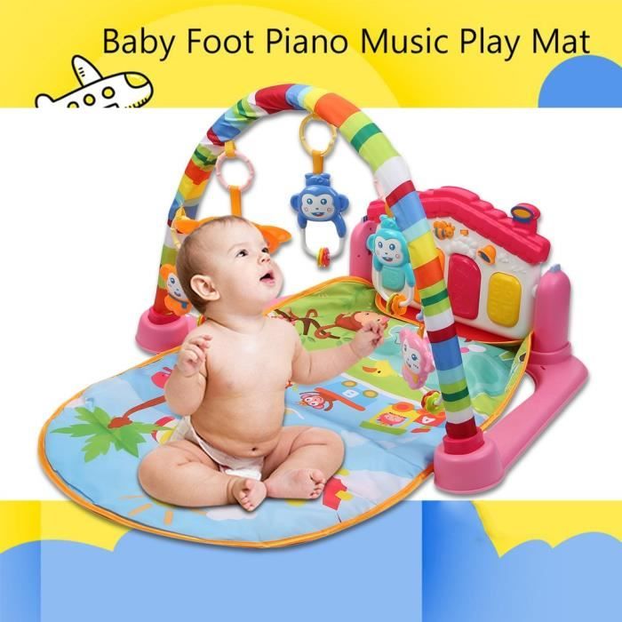 Musique Dansantes Jouets Tapis Musical Deveil De La Jungle Pour 0 3 12 Mois Bebe Avec 5 Jouets Et Activites Des La Naissance Jeux Et Jouets Jouets D Eveil Et 1er Age Bhattbros Com