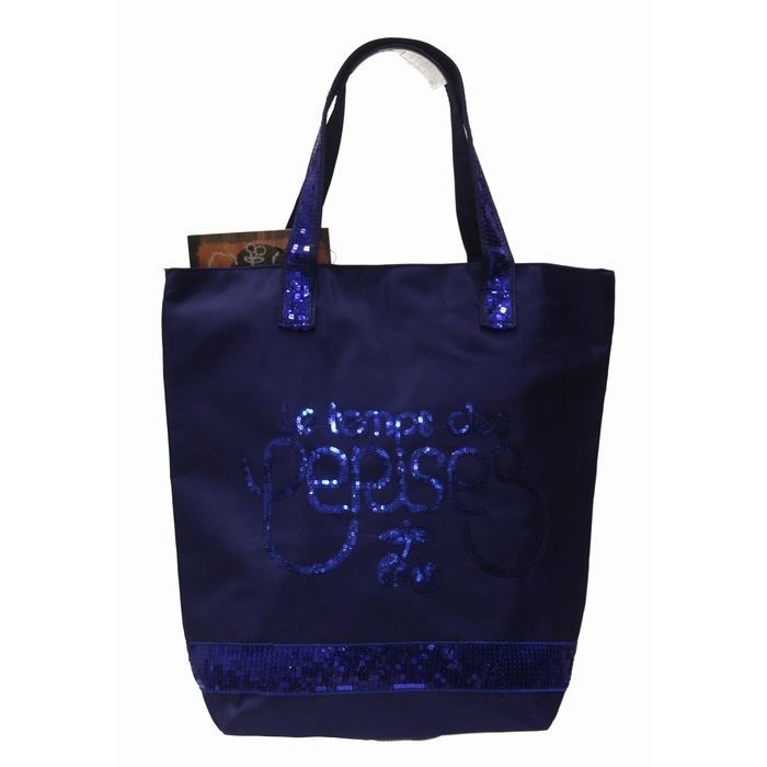 Sac shopping Le Temps des Cerises Cerise, Bleu - Cdiscount Bagagerie -  Maroquinerie