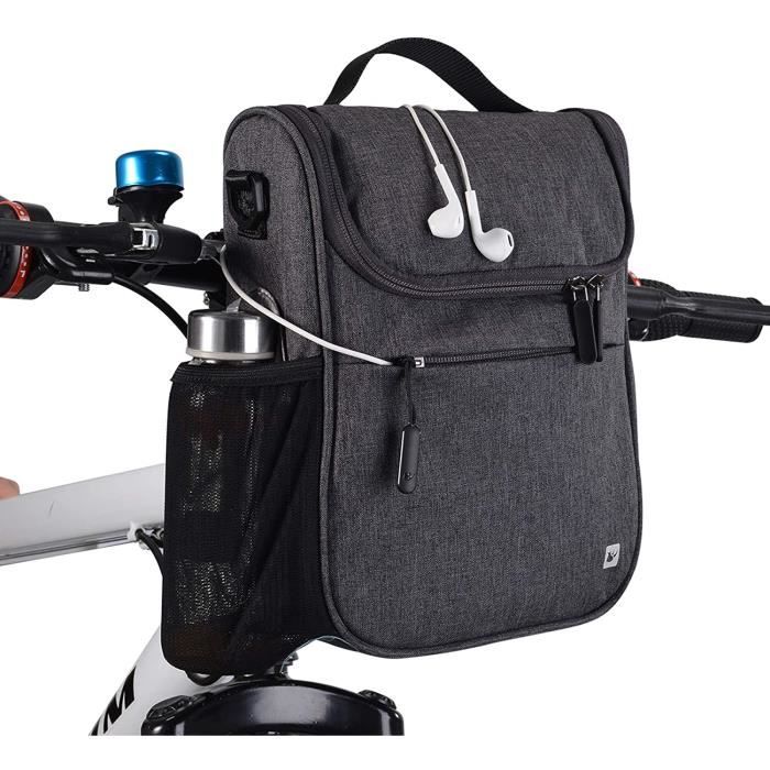 Sacoche Guidon Vélo 5L Étanche Avec Poche Tactile