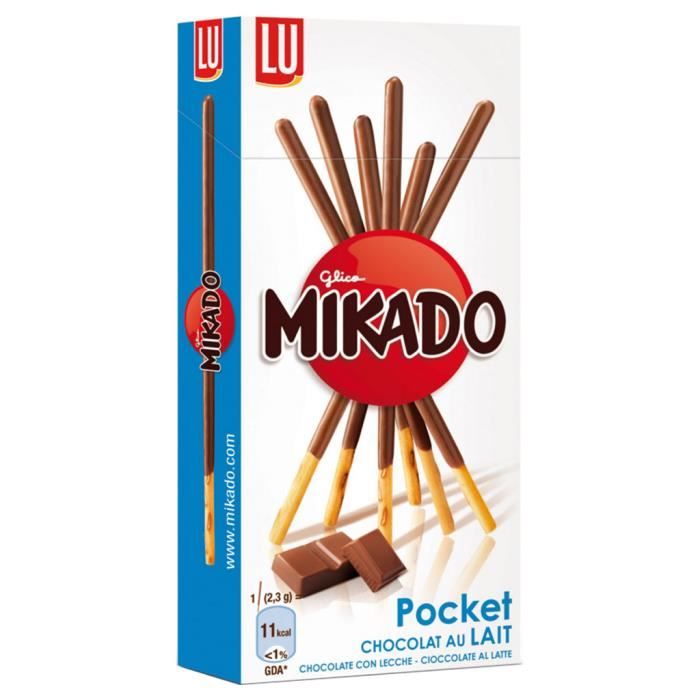 Mikado Chocolat Au Lait - Lot De 3 Paquets | Biscuits Chocolatés Croustillants