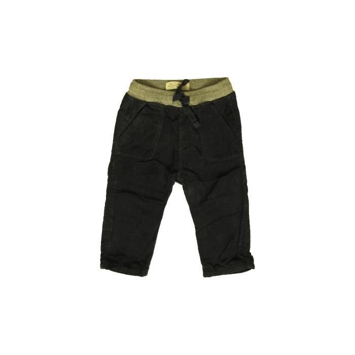 Pantalon Bebe Garcon Zara 12 Mois Noir Hiver Noir Noir Cdiscount Pret A Porter