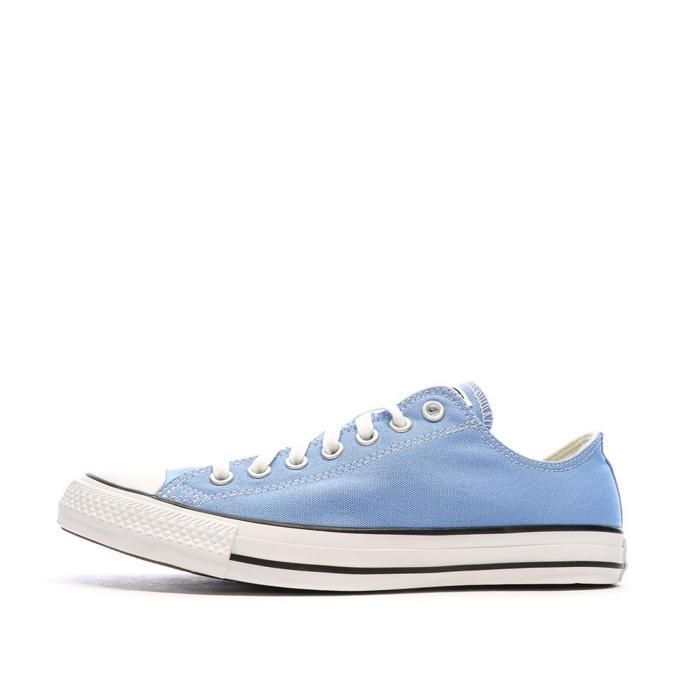 Converse Chaussures Femme CONVERSE A04545C Bleu - Dessus Textile - Lacets - Talon Plat