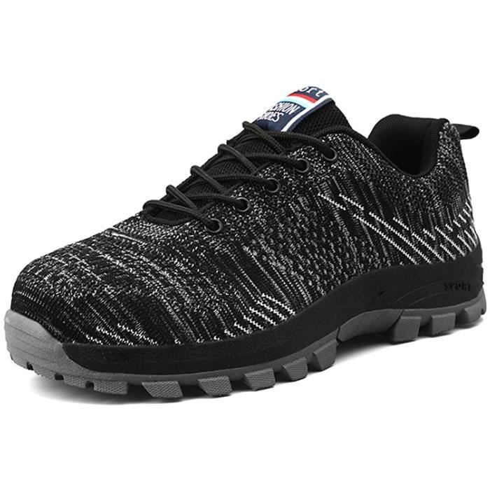 Chaussures De Sécurité SUADEEX Pour Homme - Coque Acier, Norme ISO 20345, Tailles 39 à 46