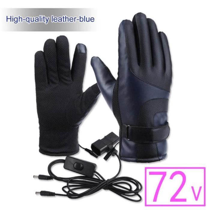 Test des gants chauffants d'hiver pour moto