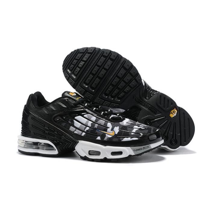 Baskets Nike Air Max Plus TN 3 Homme Chaussures Entraînement de Sport Noir  Camflouge Noir camflouge - Cdiscount Chaussures