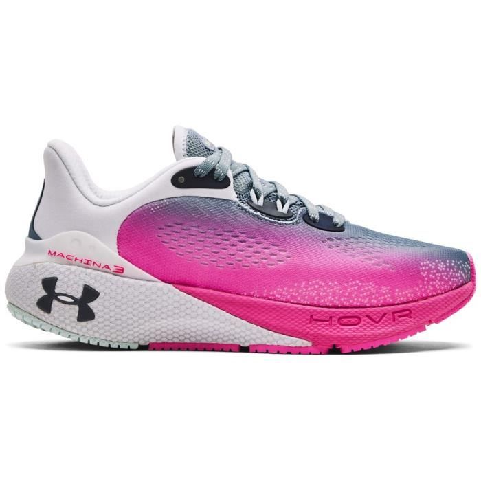 Baskets UNDER ARMOUR Hovr Machina 3 Daylight RoseBlanc Femme/Adulte