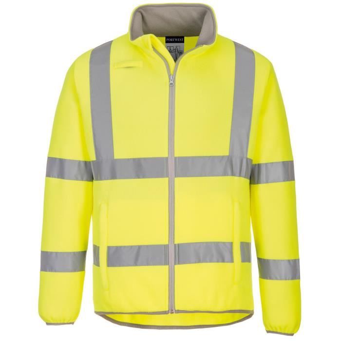 Veste polaire - Portwest - Adu - R?�fl?�chissant - Anti-bouloches - Boucle pour radio - Durabase 