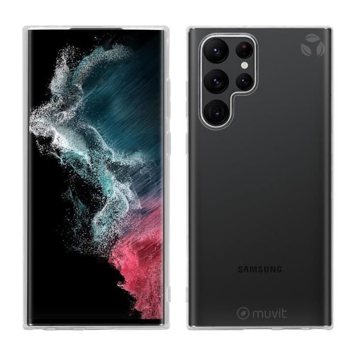 MUVIT FOR CHANGE COQUE RECYCLETEK TRANSPARENT SAMSUNG GALAXY S22 ULTRA