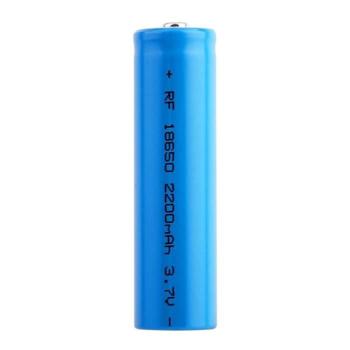 2 pièces 18650 batterie Rechargeable 3.7V 2200mAh Lithium pour lampe de  poche torche jouet voiture outil électrique batterie – acheter aux petits  prix