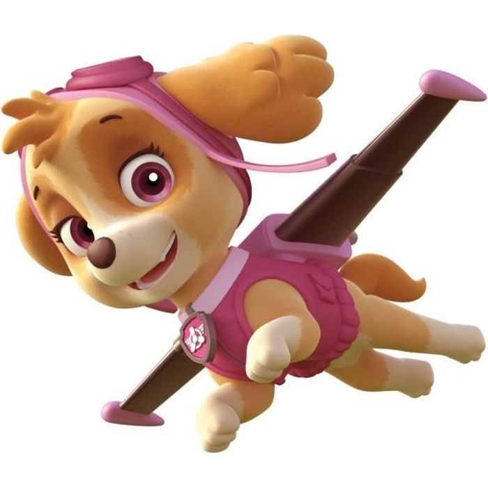 Roommates Sticker Geant Pat Patrouille Stella Repositionnable 76x63cm Cdiscount Maison