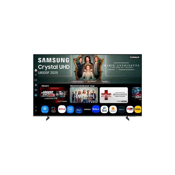 TV LED Samsung Crystal TU50U8005F 127 cm 4K UHD 2025 - vue 9