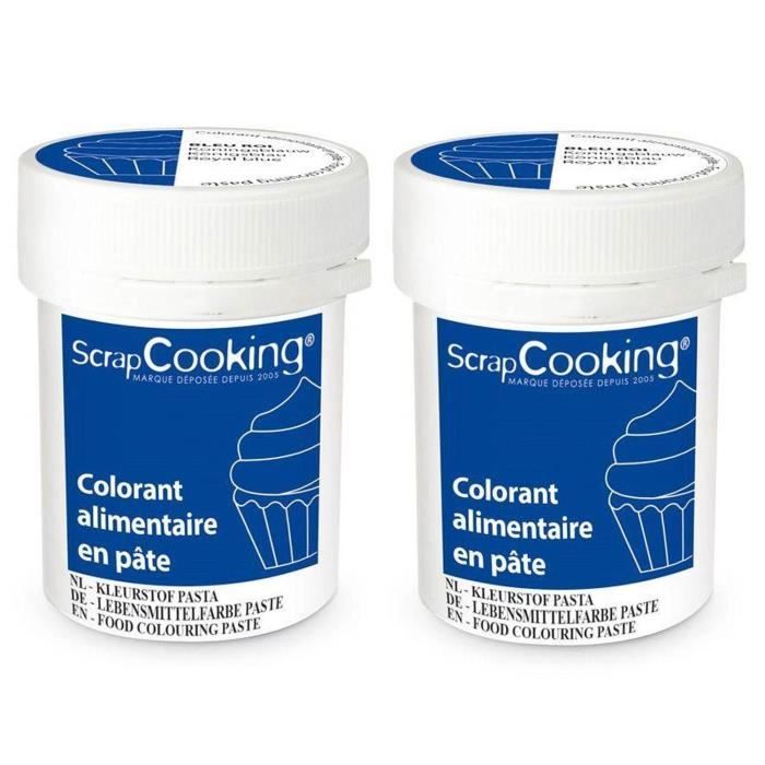 Colorant alimentaire en pâte 40 g - bleu roi - Cdiscount Au quotidien