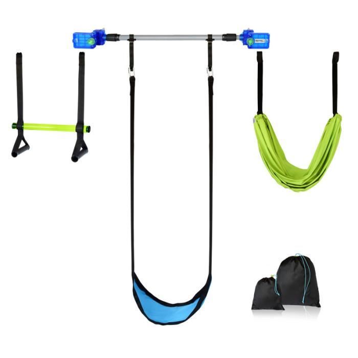 Kit de balançoire dintérieur deluxe - SLACKERS - Barre de support et Balançoire - SLPLZ647