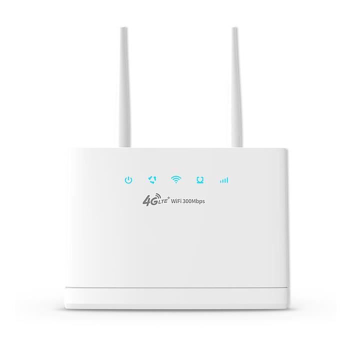 Routeur Sans Fil R311 4G LTE 300Mbps 4G Wifi avec Fente pour Carte SIM ...