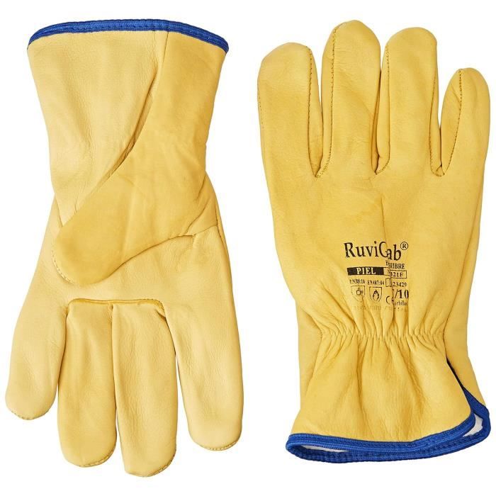 GANT DE MENAGE,Gants de soudage en cuir de vache,paire,ignifuges