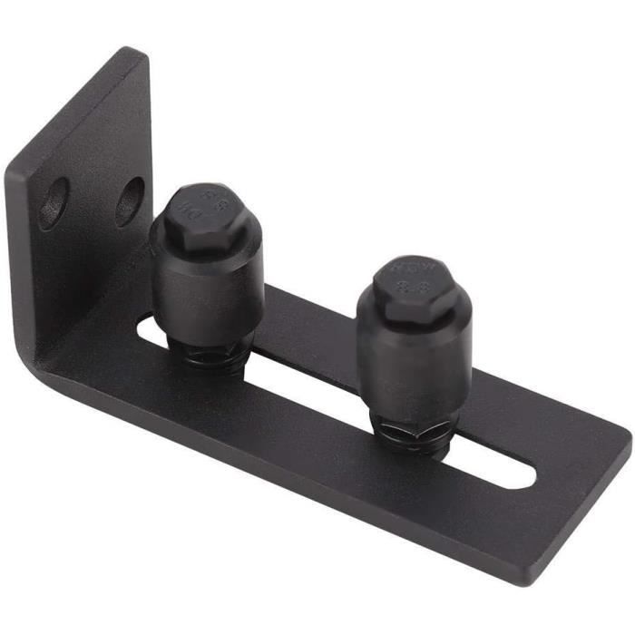 Guide Au Sol Porte Coulissante KSTE - Acier Carbone Réglable - Pour Portes De Grange 3"