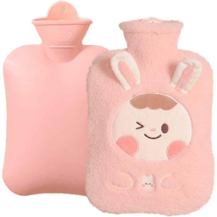 Bouillotte Lot De 2,Bouillotte Eau Chaude ,2L Bouillotte Avec Housse