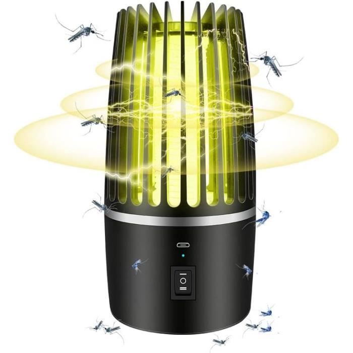 Lampe Anti-moustique 2 Pack - Prise UV électrique, 1000V, Pour Intérieur, Sans Produits Chimiques