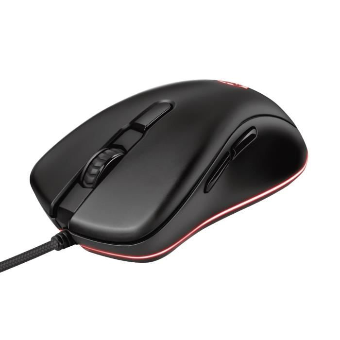 Trust Gaming GXT 930 Jacx Souris Gamer, 6400 DPI, Éclairage RGB