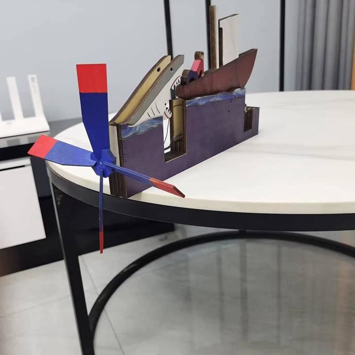 VGEBY Whirligig Jaws Wind Spinner Garden Decor, Art de Jardin Unique, Cadeau Créatif Cdiscount