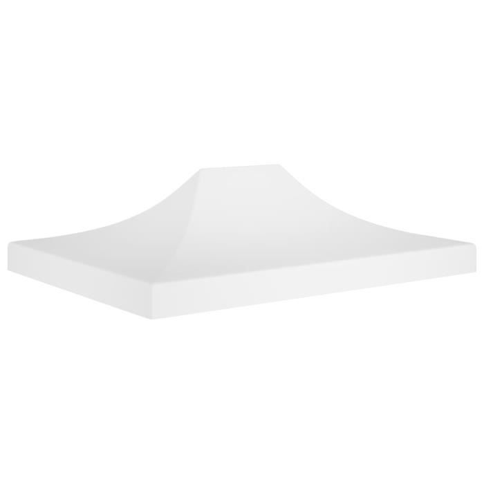 BESTToile de Tonnelle - Toit de tente de réception 45x3 m Blanc 270 g-m² FR17231