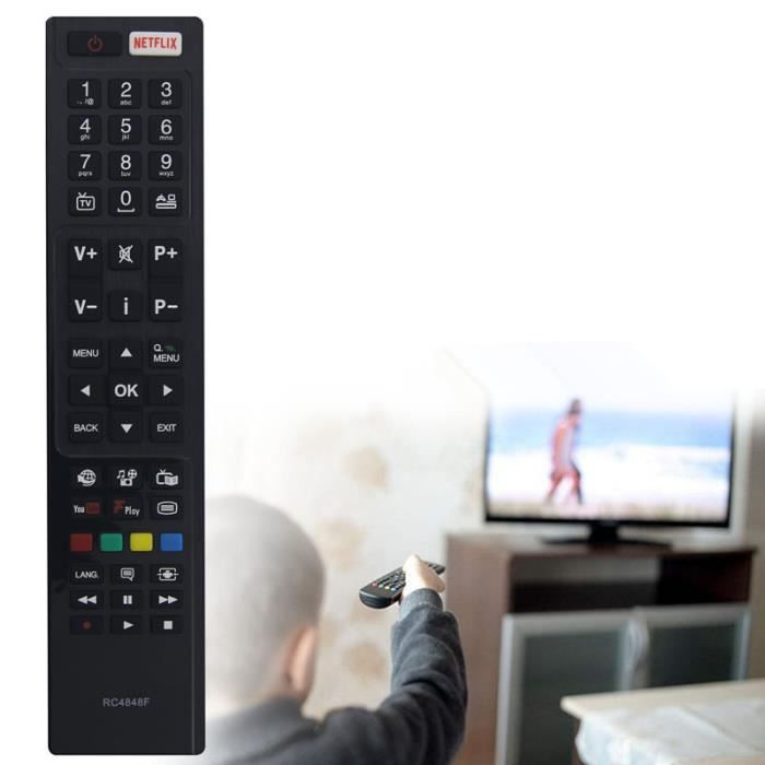 ZdalaMit - Control Remoto Mando A Distancia De Repuesto Para TV Hitachi L46S603 L32S504 LE42S605 L42S503 L55S604 L42S504 L55S603 CLU4997S LE46S605 L46S604 (Negro