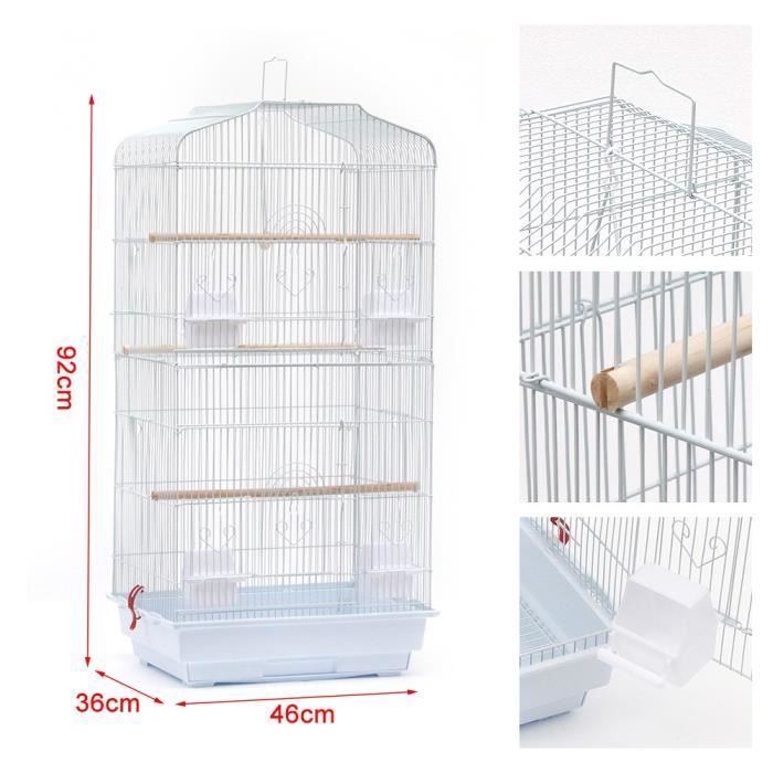 Meilleurs prix pour Cage pour oiseaux XUANYU - Taille XL100 cm - Blanc