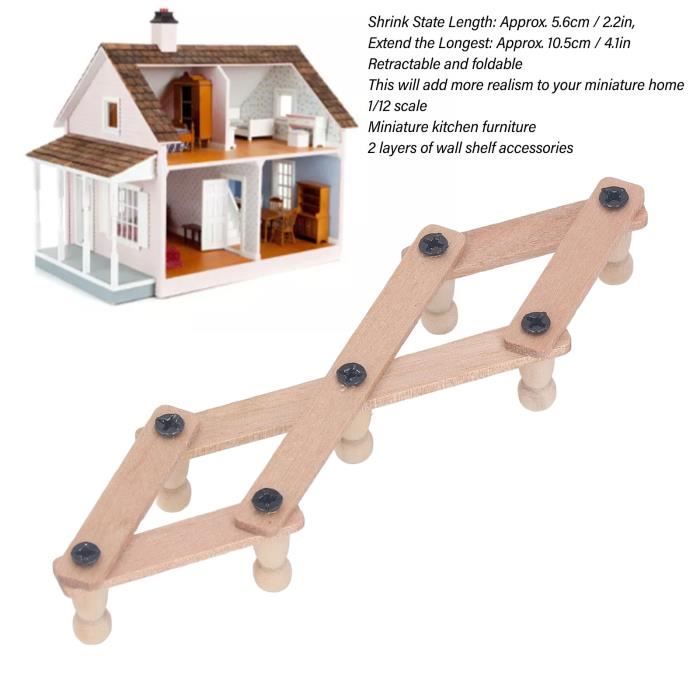 Akozon étagère De Maison De Poupée Meubles De Décoration De Maison De