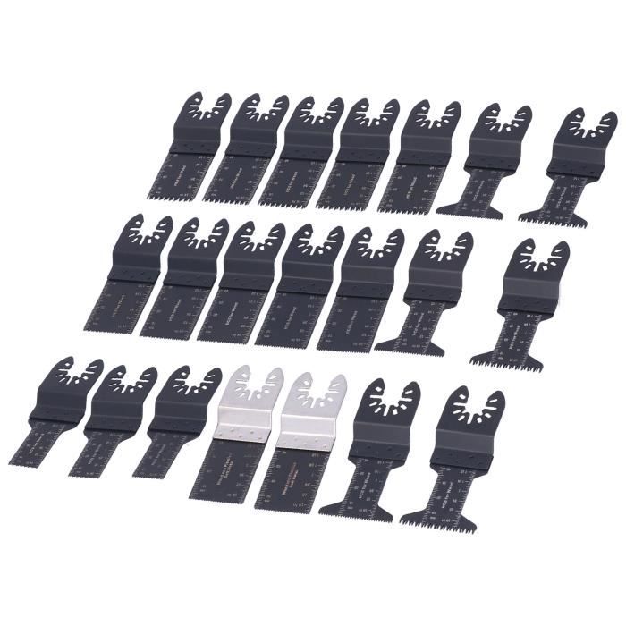 Lot De 5 Lames Oscillantes X10 Pour Coupe De Bois De Finition – Universelles, Acier