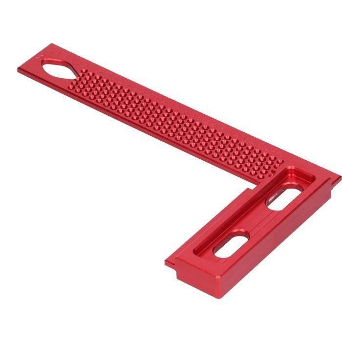 Règle à Angle Droit En Acier Inoxydable Règle Carrée En Forme De L Règle De Béquille épaissie à 90 Degrés Pour Charpentier, Ingénieur, Couvreur, Artisans (Blanc (500 * 250 * 1.2