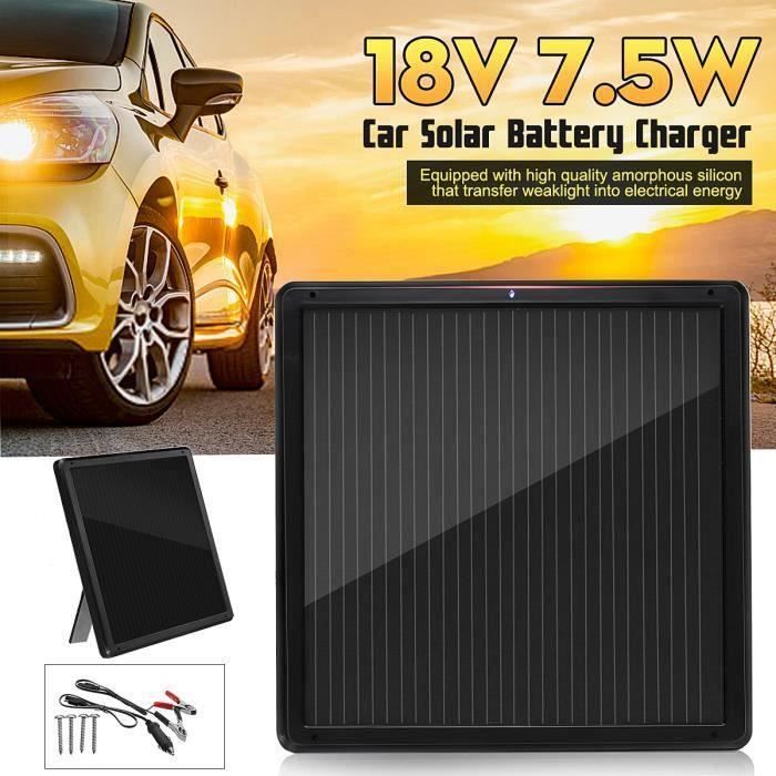 Panneau Solaire de Charge de Batterie Voiture Chargeur Silicium Amorphe — free download