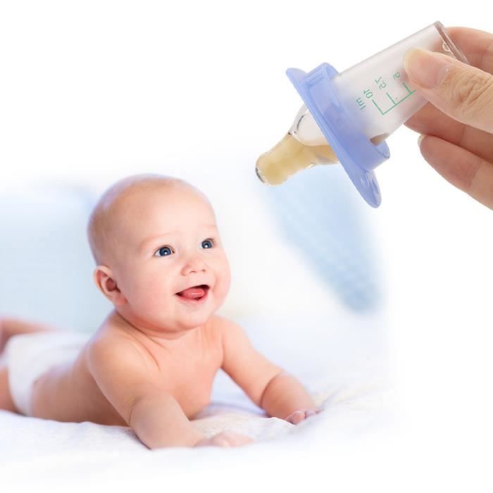 Sucette pour bébé, distributeur de médicaments pour bébé, conception de  mameRUR de nettoyage facile, Simulation portable LC044