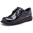 Chaussures Kickers Kick Femmes Lo Classic Back to School en Patent Noir - Adulte - UK 6.5 EU 40-1