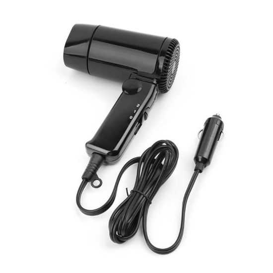 Sèche-cheveux 12V Pour Voiture 170W - Marque Narbonne, Allume-cigare