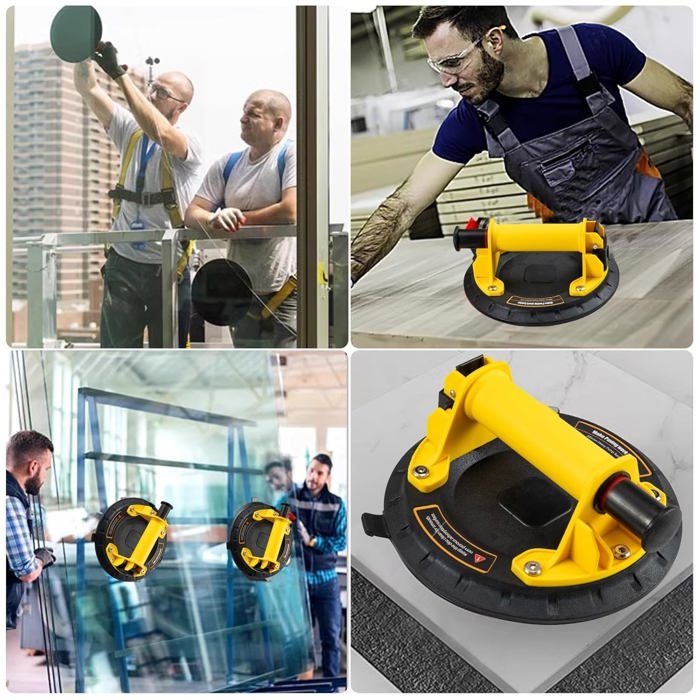 Ventosa De Vacío De 8 Pulgadas De 250 Kg Con Barómetro | Cuotas Sin Interés