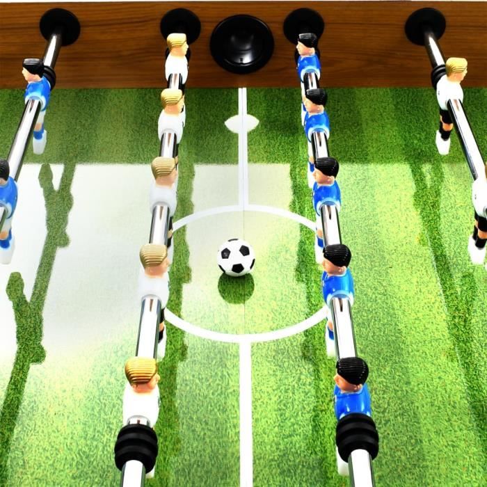 Babyfoot bistrot Derby chêne 148x75x94 cm