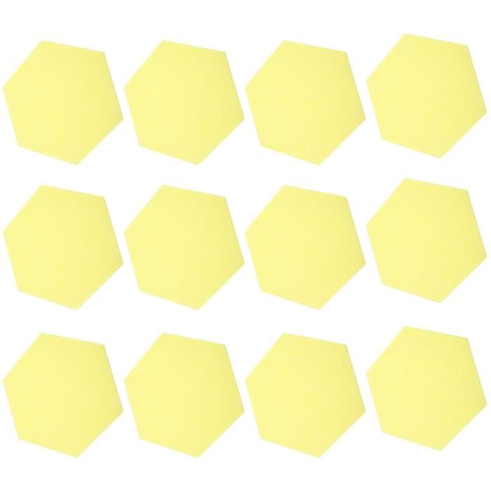 Tableau Memo Autocollant 10 Panneaux En Liège Hexagonaux Autocollants - Tableau Memo Déco Pour Photos Et Notes Décoration Murale Hexagonale